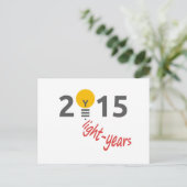 Lichtjaar 2015 briefkaart (Staand voorkant)