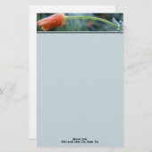 Lichtjes bevroren California-klaproos gepersonalis Briefpapier (Voorkant / Achterkant)
