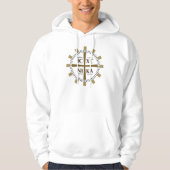 Lichtkleur: "Jezus Christus Overkomt" Hoodie (Voorkant)