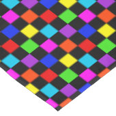 Lichtkleurige Neon Checker Tafelkleed (Gekanteld)