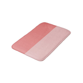 Lichtkoraal en Baby roze Badmat