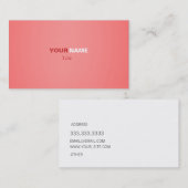 Lichtkoraal Visitekaartje (Voorkant / Achterkant)