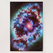 Lichtkosmische explosie in de ruimte legpuzzel (Verticaal)