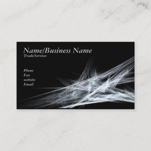 lichtkristallen visitekaartje (Voorkant)