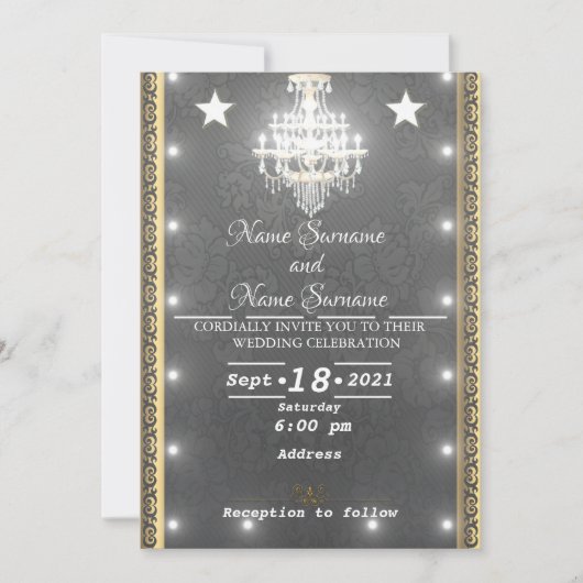 Lichtkroonluchter Kaart (Voorkant)