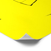 Lichtlamp Gloeilamp Grafisch Poster (Hoek)