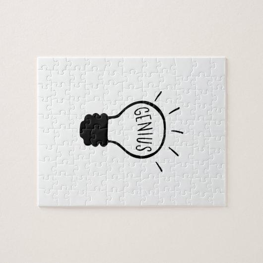 Lichtlamp in zwart-wit legpuzzel (Horizontaal)