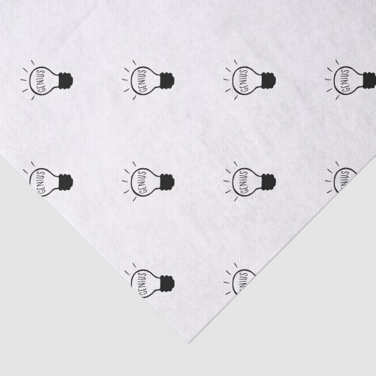 Lichtlamp in zwart-wit tissuepapier (Detail)