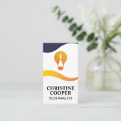 Lichtlamp Rocket Logo | Visitekaartje Golfontwerp (Staand voorkant)