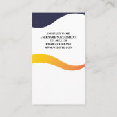 Lichtlamp Rocket Logo | Visitekaartje Golfontwerp (Achterkant)