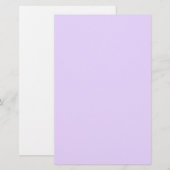 Lichtlavendel Briefpapier (Voorkant / Achterkant)