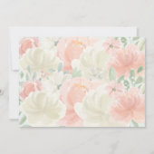 lichtlente floral Photo Save the Date Kaart (Achterkant)