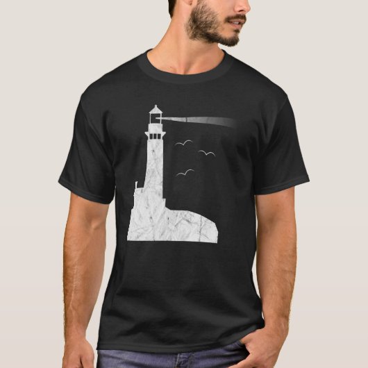 Lichtlicht lichtlicht vuurtoren van vuurtoren t-shirt (Voorkant)
