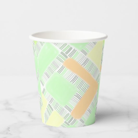 lichtlijnen papieren bekers (Voorkant)