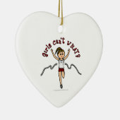 Lichtloper in rode uniform keramisch ornament (Rechts)