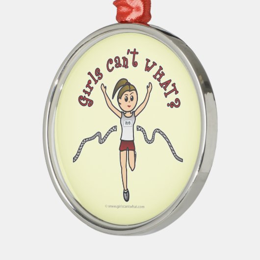 Lichtloper in rode uniform metalen ornament (Links)