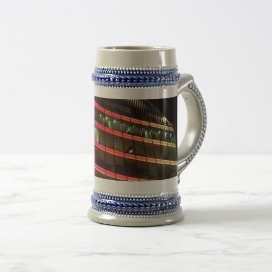 Lichtmakerij/Blauw 22 oz Stein Bierpul (Voorkant rechts)
