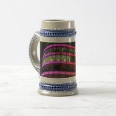 Lichtmakerij/Blauw 22 oz Stein Bierpul (Voorkant links)