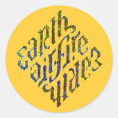 lichtminati Diamond-Stickers Ronde Sticker (Voorkant)