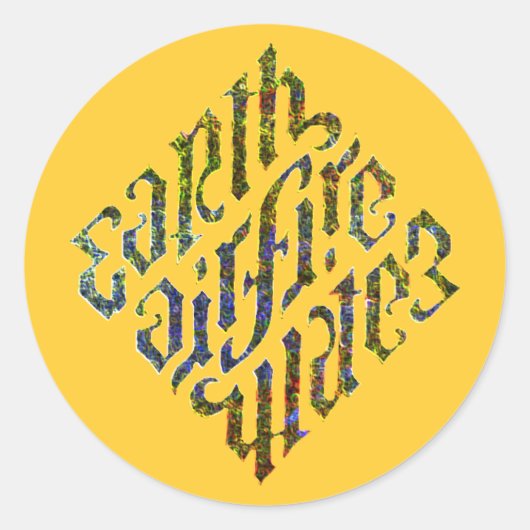 lichtminati Diamond-Stickers Ronde Sticker (Voorkant)