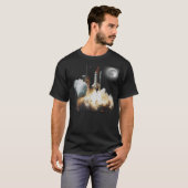 Lichtoff op Space Shuttle T-shirt (Voorkant volledig)
