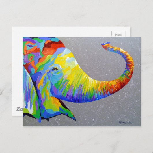 Lichtolifant Briefkaart (Voorkant / Achterkant)