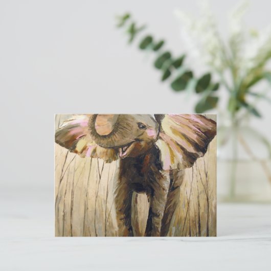 Lichtolifant Briefkaart (Staand voorkant)