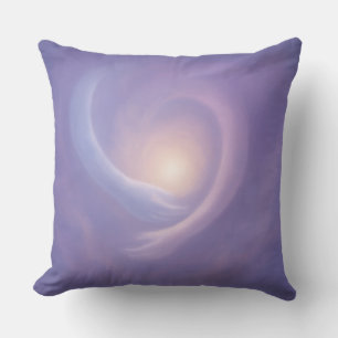 Lichtomhelzing Lavendel Abstracte Energie Kussen