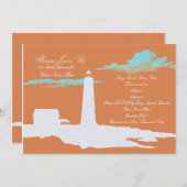 Lichtopstand bruiloft/babyfeest uitnodiging (Voorkant / Achterkant)