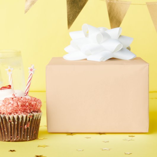 Lichtoranje Glanzend Cadeaupapier (Verjaardagsfeest)