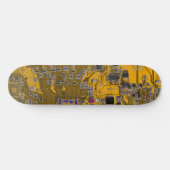 Lichtoranje PCB-printplaatontwerp voor IT-professi Persoonlijk Skateboard (Horizontaal)