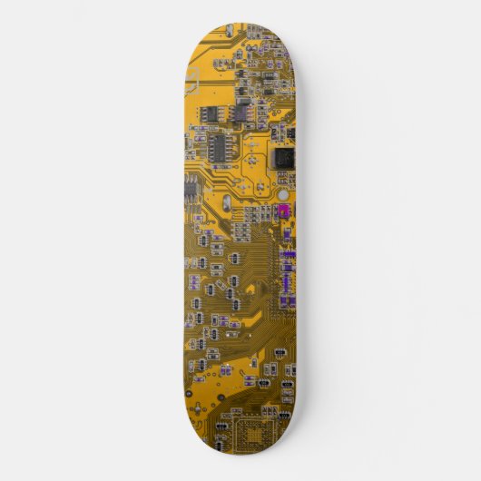 Lichtoranje PCB-printplaatontwerp voor IT-professi Persoonlijk Skateboard (Voorkant)