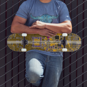 Lichtoranje PCB-printplaatontwerp voor IT-professi Persoonlijk Skateboard