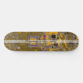 Lichtoranje PCB-printplaatontwerp voor IT-professi Persoonlijk Skateboard (Horizontaal)