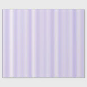 Lichtpaars & Witte Strepen Cadeaupapier (Vlak)