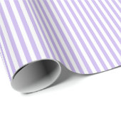 Lichtpaars & Witte Strepen Cadeaupapier (Rol Hoek)