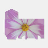 Lichtpaarse bloem bedankdoosjes (Uitgevouwen)