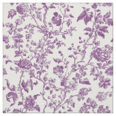 Lichtpaarse bloem toile stof (Swatch)