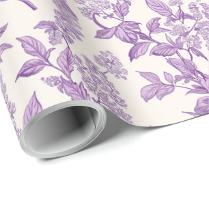 Lichtpaarse Chinoiserie Decoupage Cadeaupapier