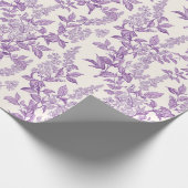 Lichtpaarse Chinoiserie Decoupage Cadeaupapier (Hoek)