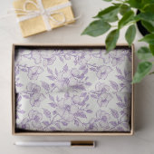 Lichtpaarse Chinoiserie Decoupage Tissuepapier (Geschenk)