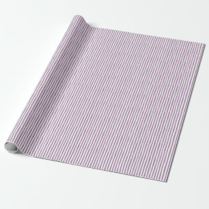 Lichtpaarse en witte scheve strepen cadeaupapier