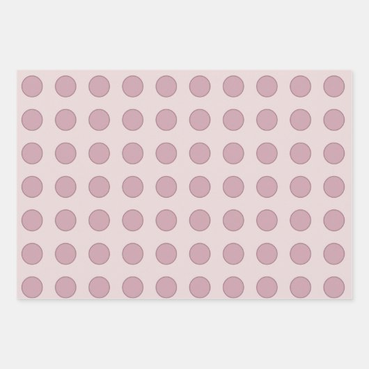 Lichtpaarse moderne abstracte lelies inpakpapier vel (Voorkant 3)