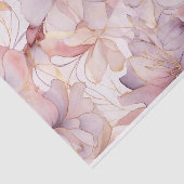 Lichtpaarse Moderne Abstracte Lelies Tissuepapier (Detail)