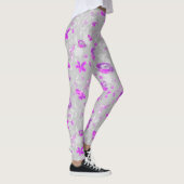 Lichtpaarse Rozen  Leggings (Rechts)