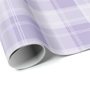 Lichtpaarse ruitpatroon cadeaupapier
