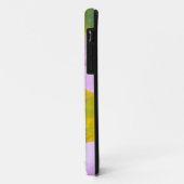 lichtpaarse tulp bloem op groene achtergrond. Case-Mate iPhone case (Achterkant/links)