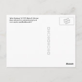 Lichtpatronen op water briefkaart (Achterkant)