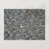 Lichtpatronen op water briefkaart (Voorkant)