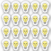 Lichtpeertje Bill Tracker Helder Denken Brainstorm Sticker (Voorkant)
